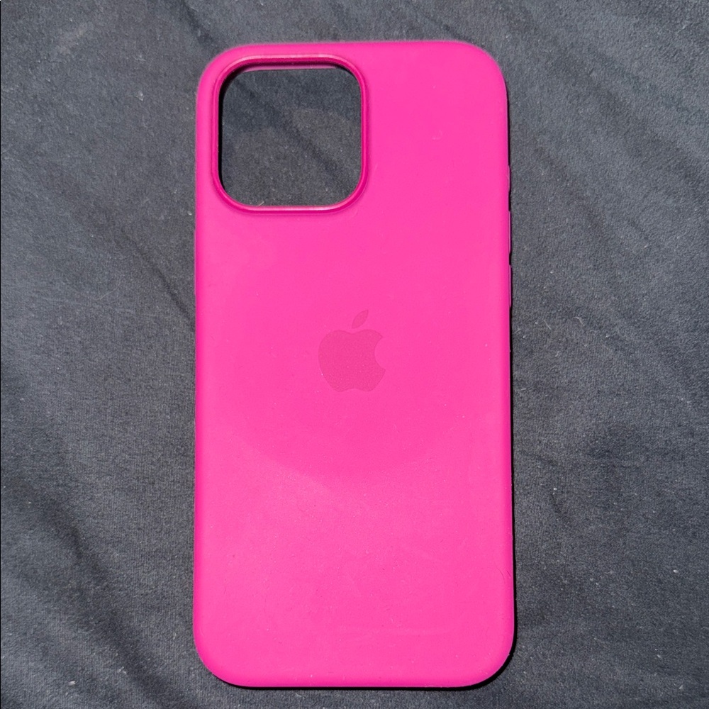 Apple Vibrant Pink Silicone Case